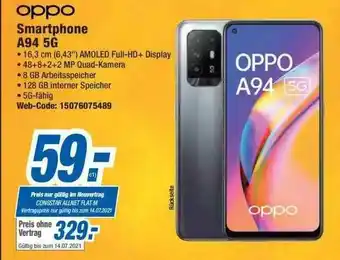 Expert Oppo Smartphone A94 5g Angebot