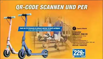 Expert E-scooter Ninebot Zing E8 Angebot