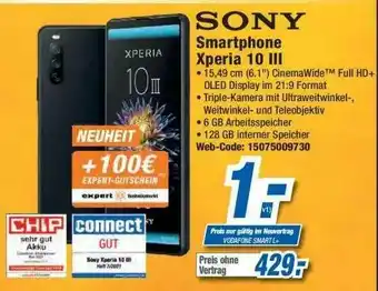 Expert Sony Smartphone Xperia 10 Iii Angebot