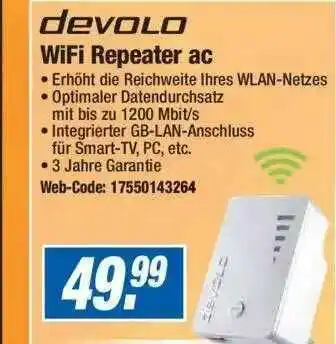 Expert Devolo Wifi Repeater Ac Angebot