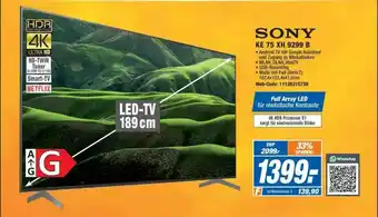 Expert Sony Ke 75 Xh 9299 B Angebot