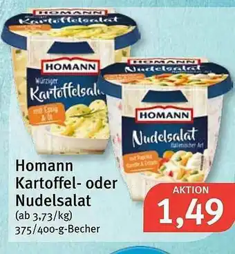 Feneberg Homann Kartoffel- Oder Nudelsalat Angebot