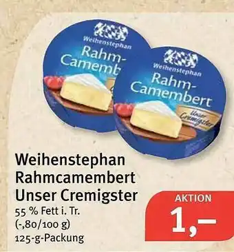 Feneberg Weihenstephan Rahmcamembert Unser Cremigster Angebot