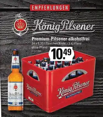 Meyer's Frischemarkt König pilsener premium-pilsener alkoholfrei Angebot