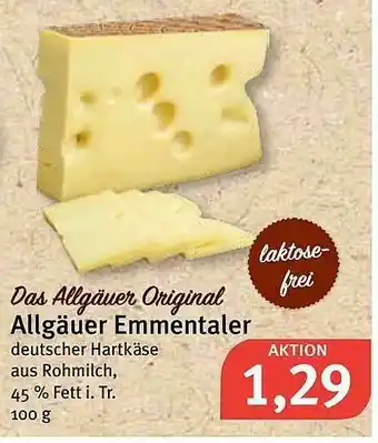 Feneberg Allgäuer Emmentaler Angebot