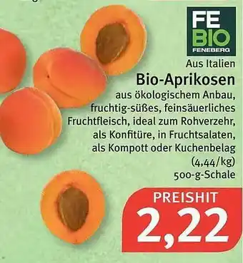 Feneberg Febio Bio-aprikosen Angebot