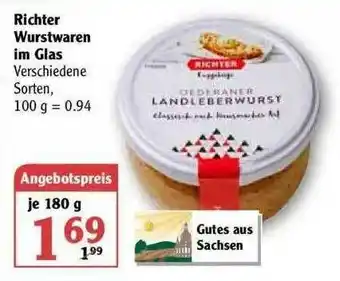 Globus Richter Wurstwaren Im Glas Angebot