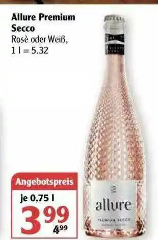 Globus Allure Premium Secco Angebot