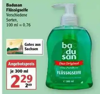 Globus Badusan Flüssigseife Angebot