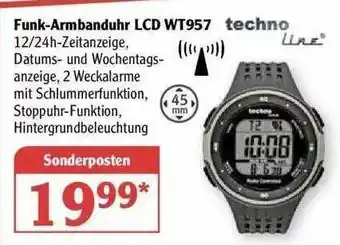 Globus Techno Funk-armbanduhr Lcd WT957 Angebot