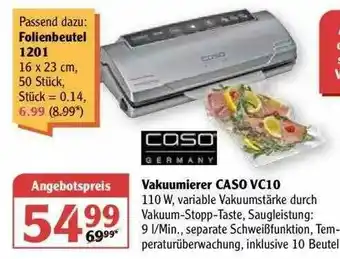 Globus Caso Vakuumierer CASO VC10 Angebot