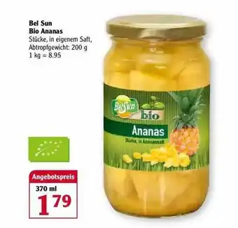 Globus Bel Sum Bio Ananas Angebot