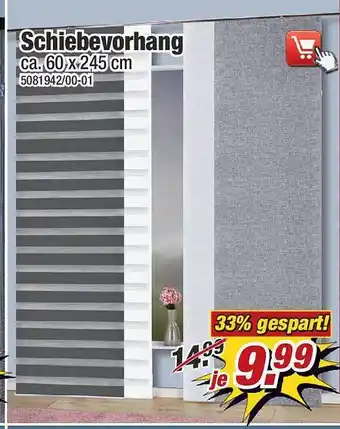 Poco Schiebevorhang Angebot