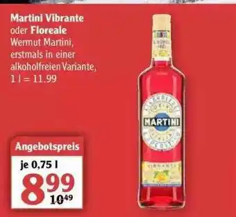 Globus Martini Vibrante Oder Floreale Angebot