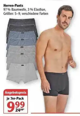 Globus Herren-pants Angebot