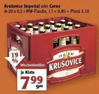 Globus Krusovice Imperial Oder Cerne Angebot