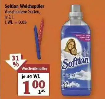 Globus Softlan Weichspüler Angebot