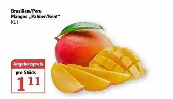 Globus Brasilien Peru Mangos „plamer Kent” Angebot