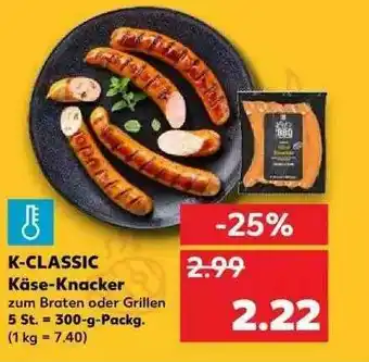 Kaufland K-classic Käse-knacker Angebot