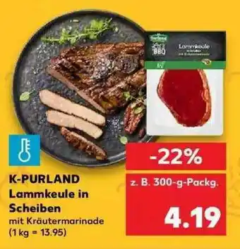 Kaufland K-purland Lammkeule In Scheiben Angebot