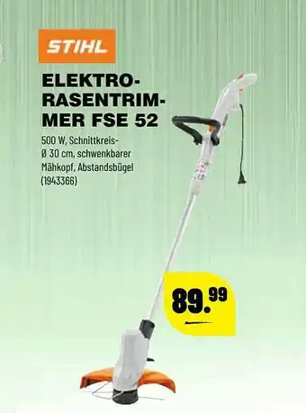 Leitermann Baumarkt Stihl Elektro-rasentrimmer Fse 52 Angebot