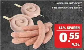 Marktkauf Hausmacher Bratwurst Oder Bratwurstschnecken Angebot