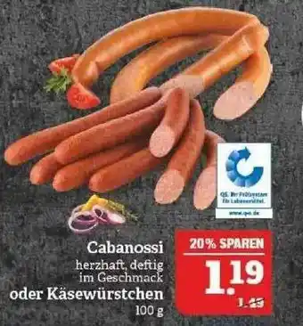 Marktkauf Cabanossi Oder Käsewürstchen Angebot