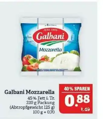 Marktkauf Galbani Mozzarella Angebot