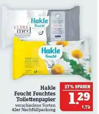 Marktkauf Hakle Feucht Feuchtes Toilettenpapier Angebot