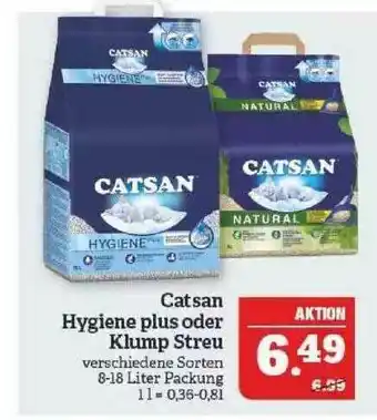 Marktkauf Catsan Hygiene Plus Oder Klump Streu Angebot