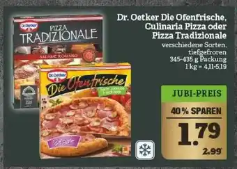 Marktkauf Dr Oetker Die Ofenfrische, Culinaria Pizza Oder Pizza Tradizionale Angebot