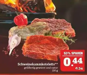 Marktkauf Schweinekammkoteletts Angebot