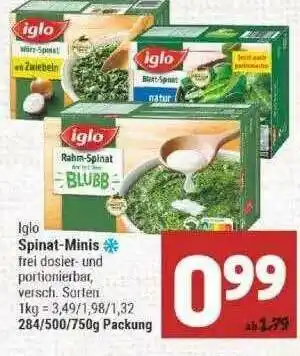 Marktkauf Iglo Spinat-minis Angebot