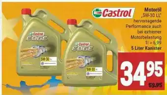 Marktkauf Castro Motoröl 5w-30 LL Angebot