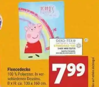 Marktkauf Fleecedecke Angebot