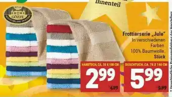 Marktkauf Gözze Frottierserie „jule” Angebot