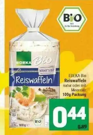 Marktkauf Edeka Bio Reiswaffeln Angebot