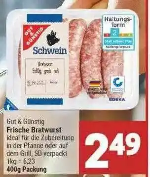 Marktkauf Gut & Günstig Frische Bratwurst Angebot