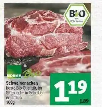 Marktkauf Edeka Bio Schweinenacken Angebot