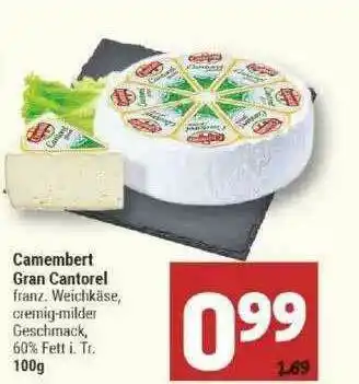 Marktkauf Camembert Gran Cantorel Angebot