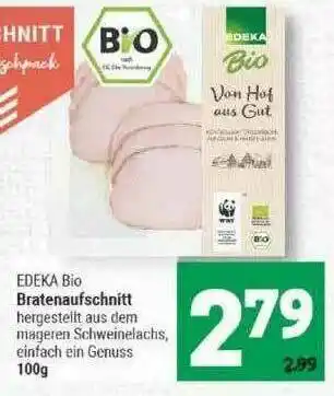 Marktkauf Edeka Bio Bratenaufschnitt Angebot