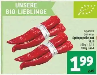 Marktkauf Spitzpaprika Rot Angebot