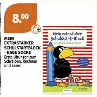 Müller Mein Extrastarker Schulstartblock -rabe Socke Angebot