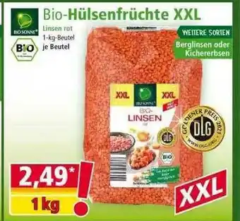 Norma Biosonne Bio-hülsenfrüchte XXL Angebot