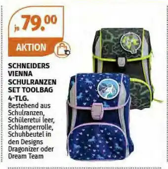 Müller Schneiders Vienna Schulranzen Set Toolbag 4-tlg Angebot