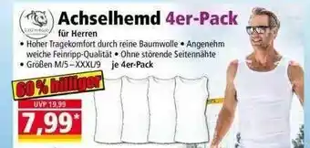 Norma Achselhemd 4er-pack Angebot