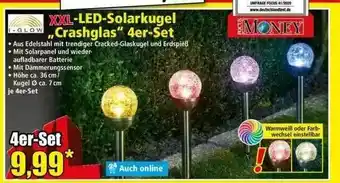 Norma I-glow XXL-LED-solarkugel „crashglas” 4er-set Angebot