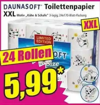 Norma Daunasoft Toilettenpapier XXL Angebot