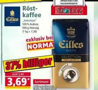 Norma Eilles Röstkaffee Angebot