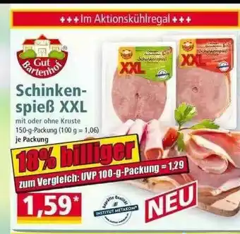 Norma Gut Bartenhof Schinkenspieß XXL Angebot